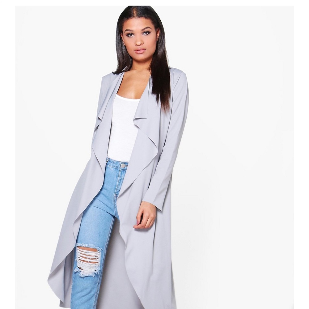 Boohoo waterfall duster